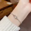 Europa y américa luz lujo nicho diseño sentido de la moda herradura hebilla pulsera mujeres de alta clase sentido super flash 100 freestyle pulsera al por mayor Application Scenario